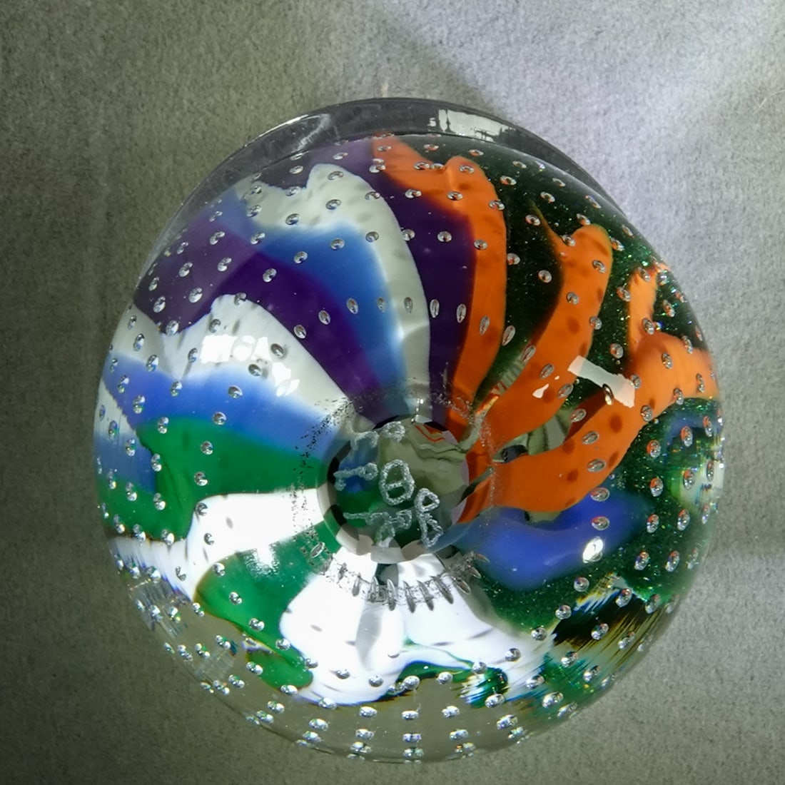 PAPERWEIGHT, Davis Glass Studio. - 4