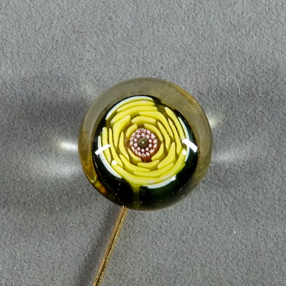 PAPERWEIGHT, JSL. Stickpin. - 2