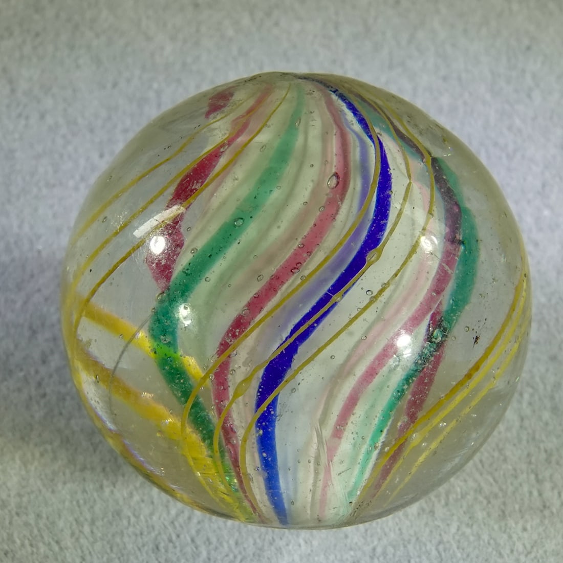 SWIRL, Solid Core. 1-1/16". Mint (9.9). - 2