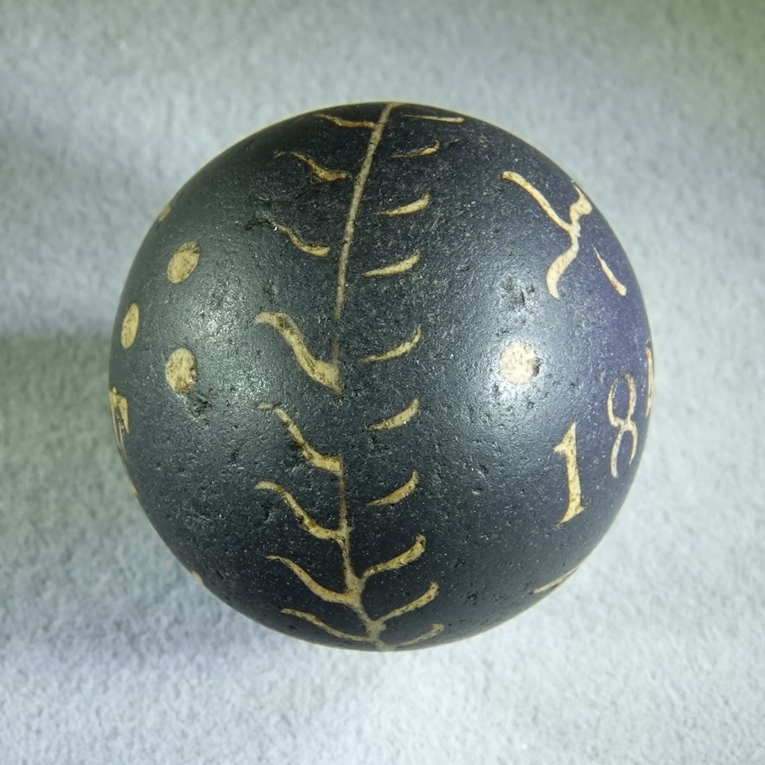 NON-GLASS HANDMADE, Earthenware. Sgraffito. 25/32". Mint (9.9). - 7