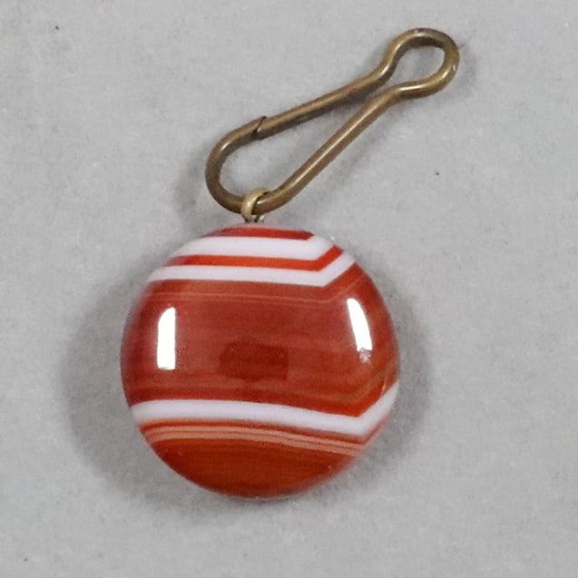 NON-GLASS HANDMADE, Objet d'Vertu. Agate Compass. - 2