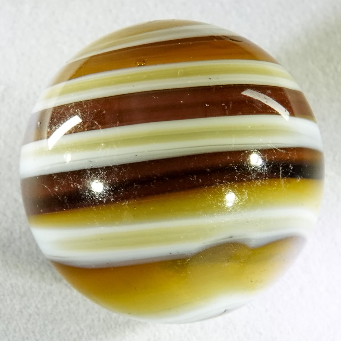 TRANSITIONAL, Melted Pontil. 1-7/16". Polished . - 3