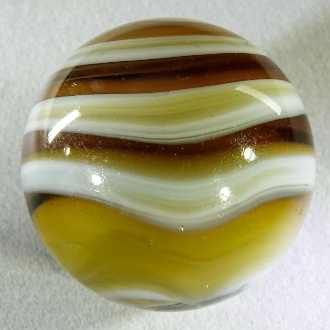 TRANSITIONAL, Melted Pontil. 1-7/16". Polished . - 6
