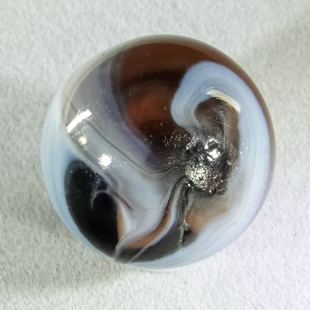 TRANSITIONAL, Melted Pontil. 27/32". Mint (9.9). (1 of 6)