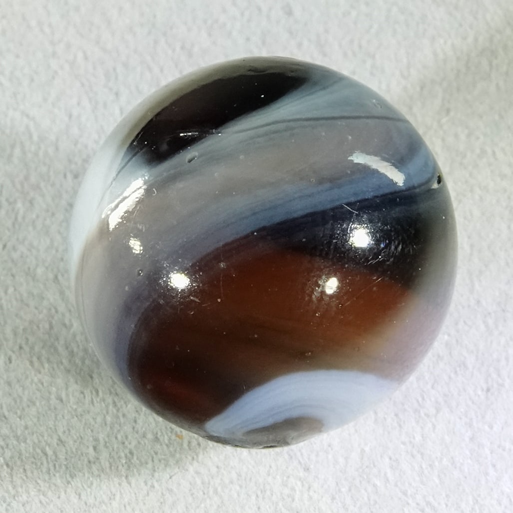 TRANSITIONAL, Melted Pontil. 27/32". Mint (9.9). - 2