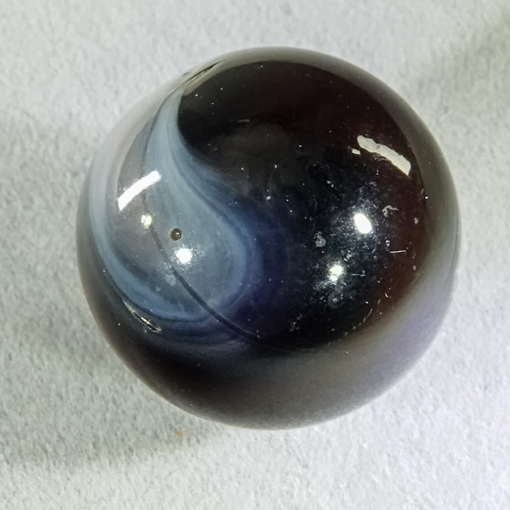 TRANSITIONAL, Melted Pontil. 27/32". Mint (9.9). - 6