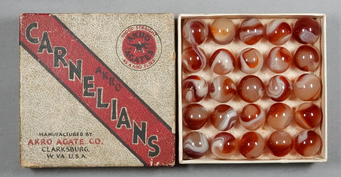 AKRO AGATE COMPANY, Original Package. No. 1 Carnelians. (1 of 13)