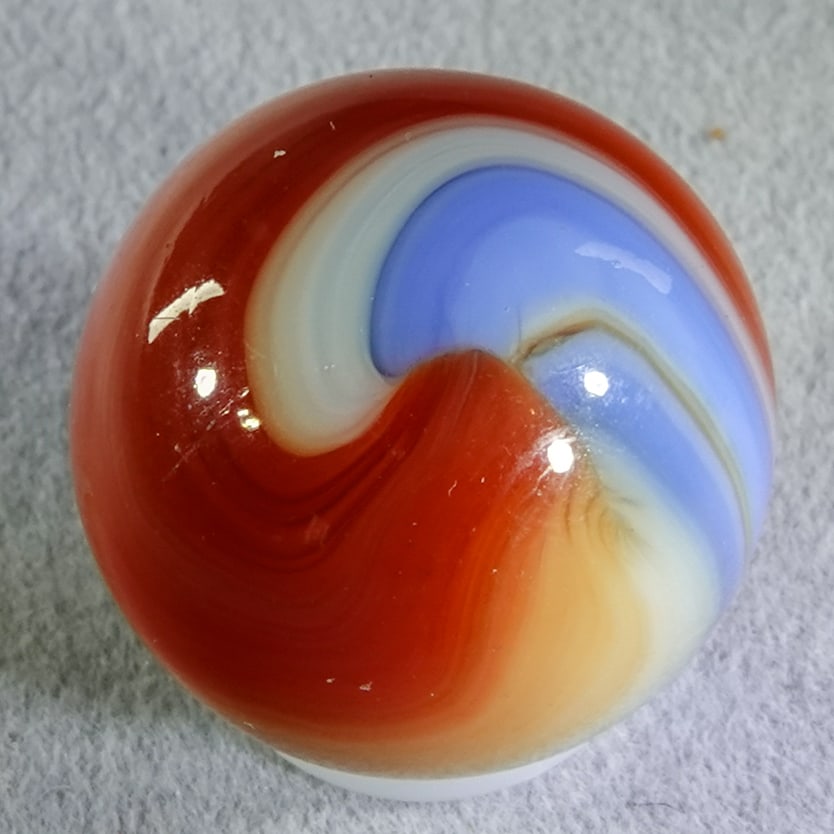 AKRO AGATE COMPANY, Corkscrew. 11/16". Mint (9.9). (1 of 7)