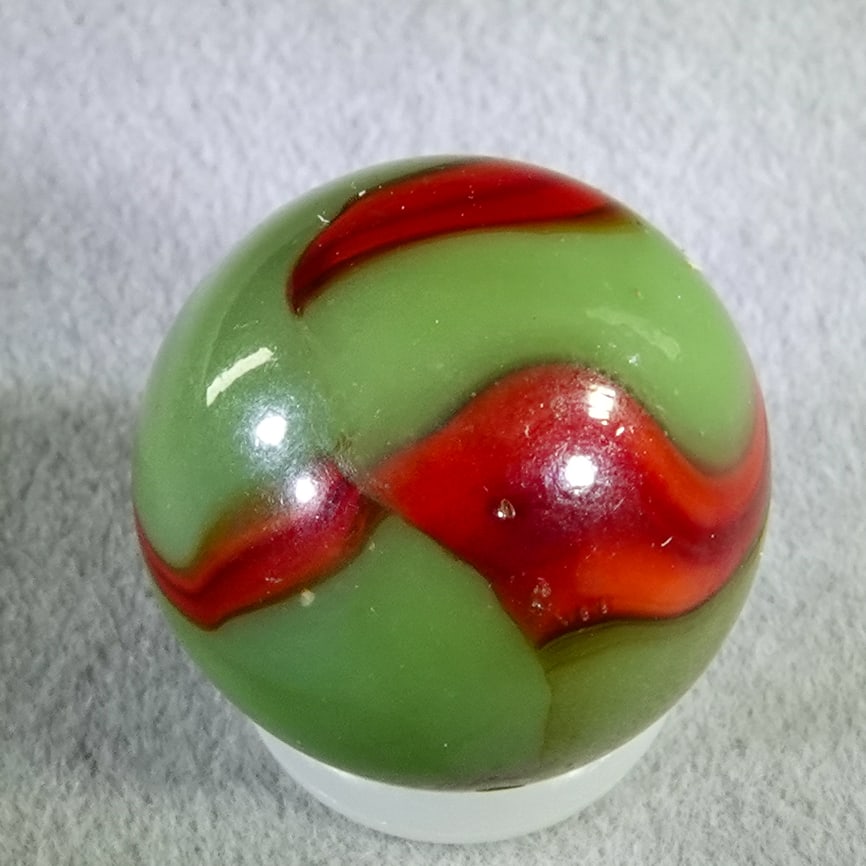 PELTIER GLASS COMPANY, National Line Rainbo. Dragon. 21/32". Near Mint(+) (8.9). (1 of 6)