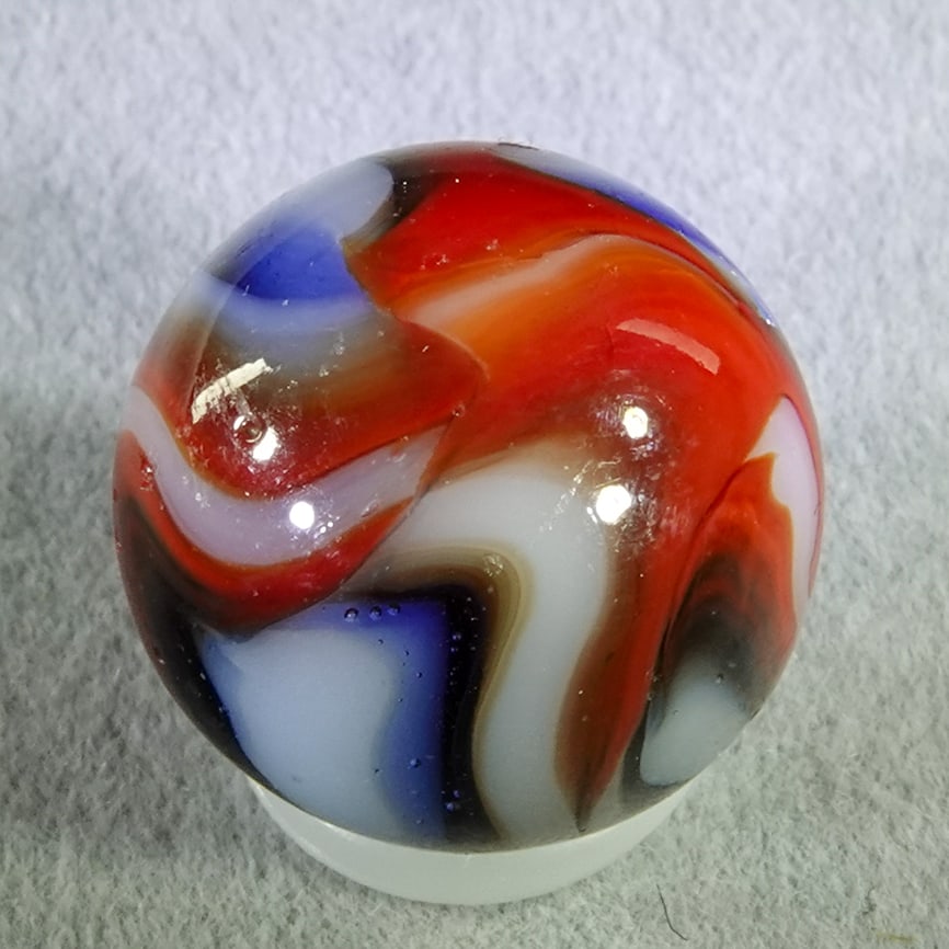 PELTIER GLASS COMPANY, National Line Rainbo. Liberty. 21/32". Near Mint(+) (8.7). (1 of 6)