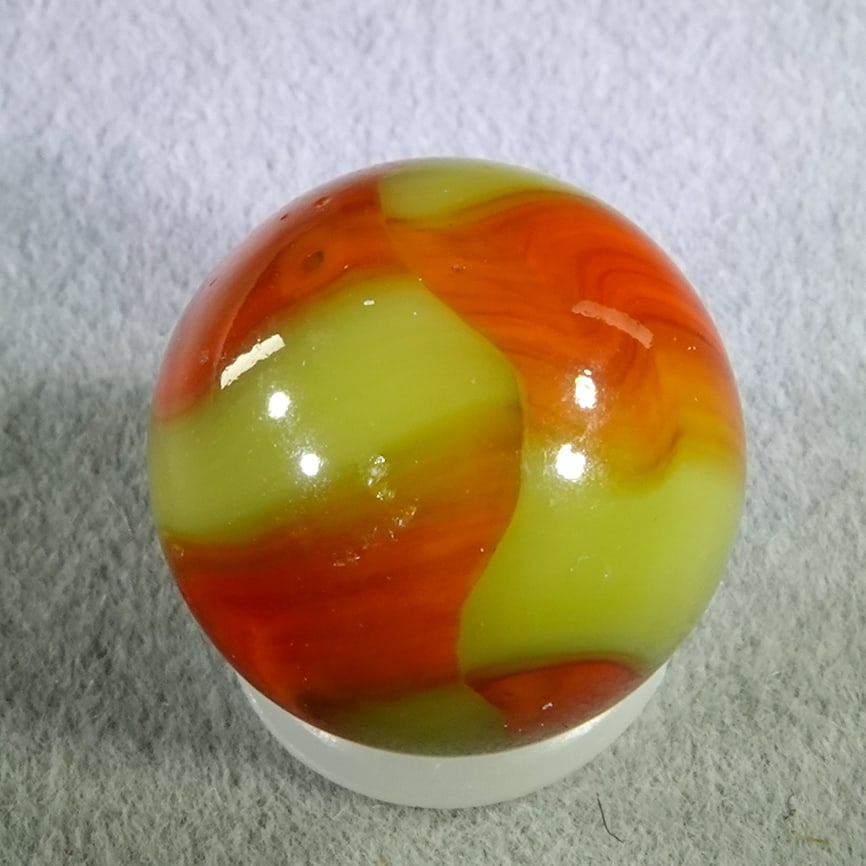 PELTIER GLASS COMPANY, National Line Rainbo. Dragon. 19/32". Near Mint(+) (8.9). (1 of 6)