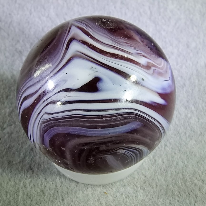 PELTIER GLASS COMPANY, Slag. 11/16". Mint(-) (9.0). (1 of 6)