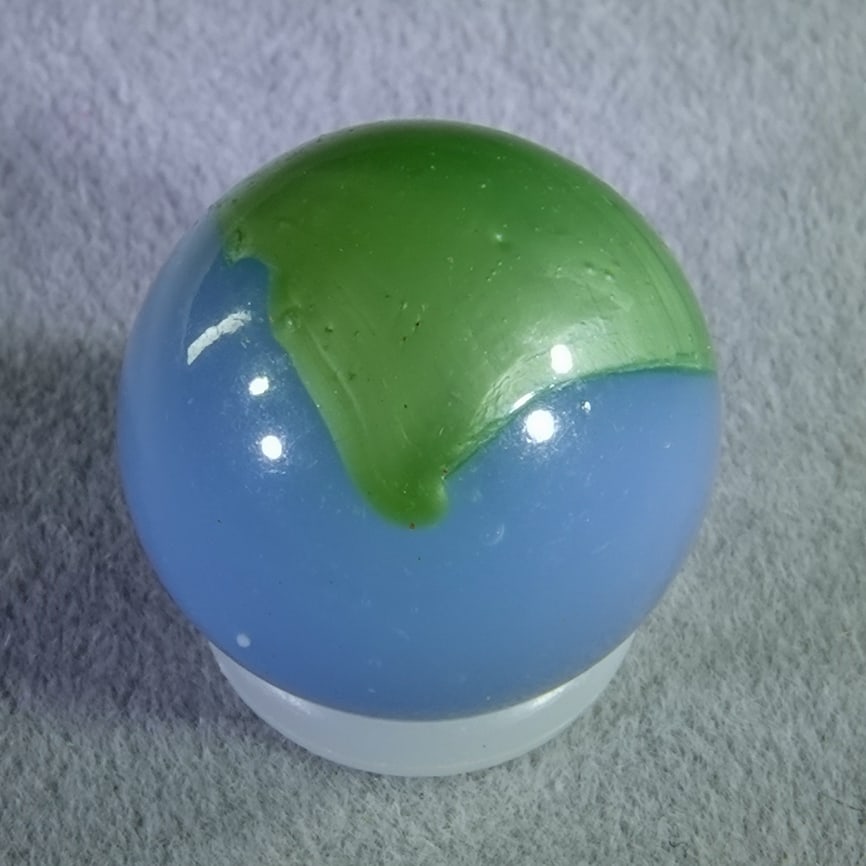 PELTIER GLASS COMPANY, Peerless Patch. Pearlized. 5/8". Mint (9.9). (1 of 6)