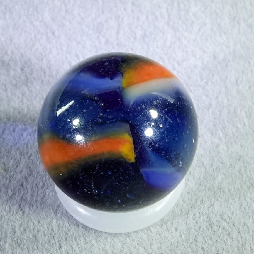 KOKOMO OPALESCENT GLASS, Rainbo. 9/16". Mint (9.9). (1 of 6)