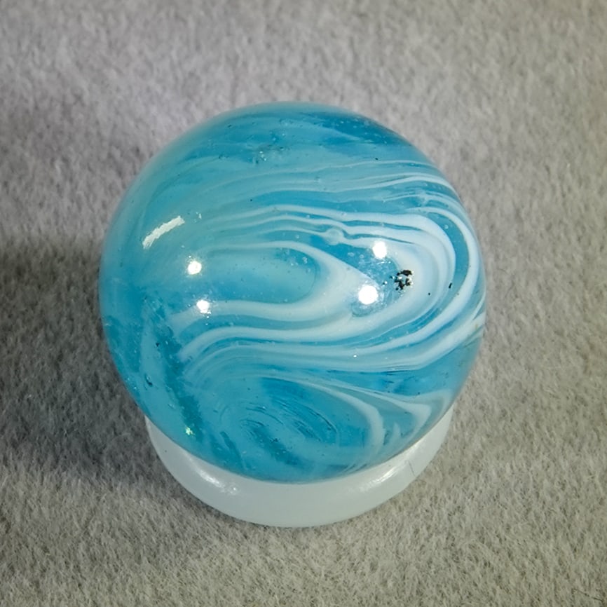 PELTIER GLASS COMPANY, Slag. 9/16". Mint (9.7). (1 of 6)