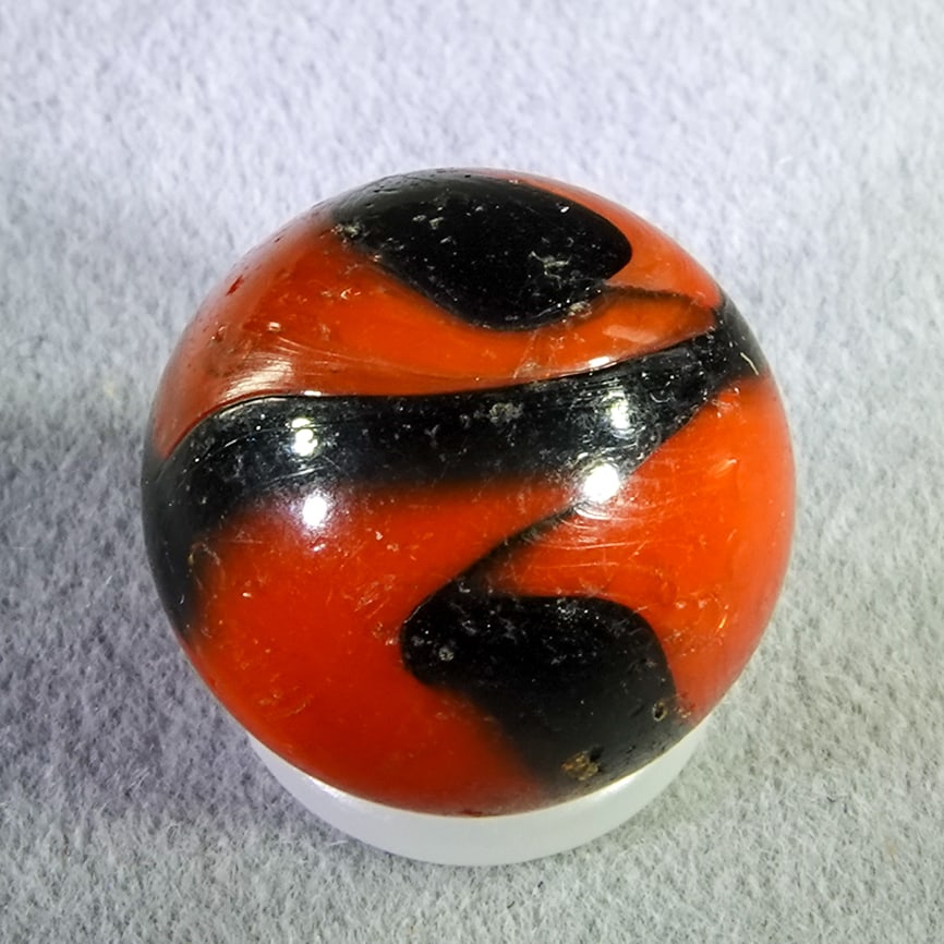 PELTIER GLASS COMPANY, National Line Rainbo. Wasp. 19/32". Near Mint(-) (8.0). (1 of 6)