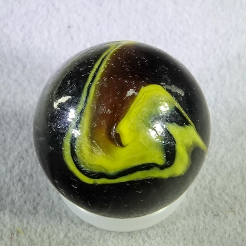 CHAMPION AGATE COMPANY, Swirl. Solar Flare. 19/32". Mint (9.9). (1 of 6)