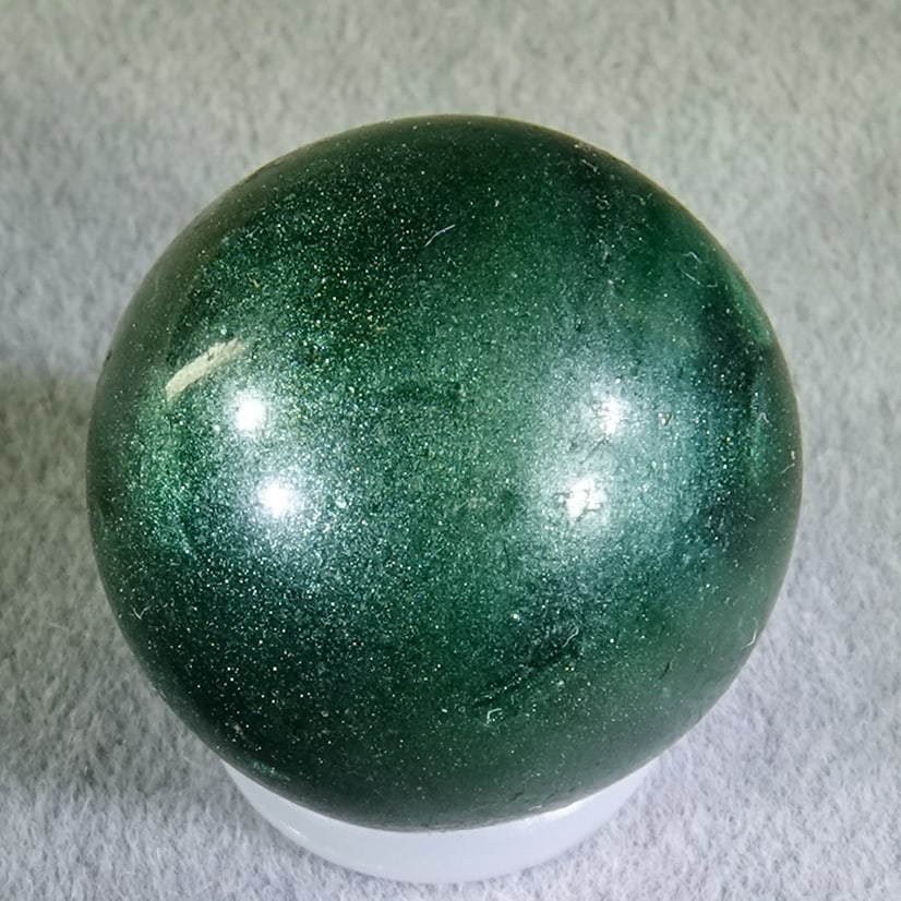 CHAMPION AGATE COMPANY, Swirl. Aventurine. 21/32". Mint (9.9). (1 of 6)