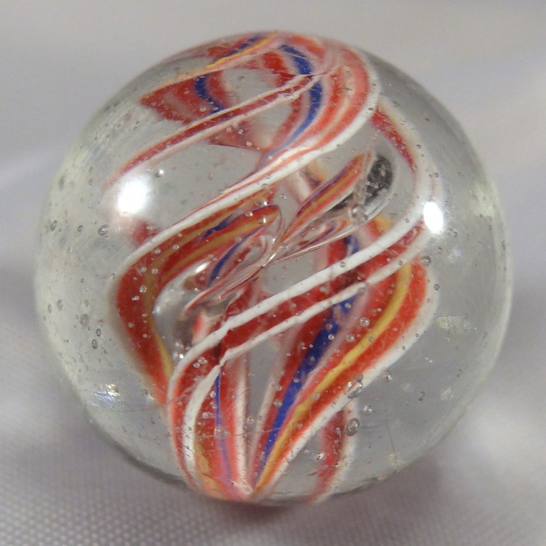Marbles: Lot 11.  SWIRL, Ribbon Core. Mint (9.9). (1 of 6)