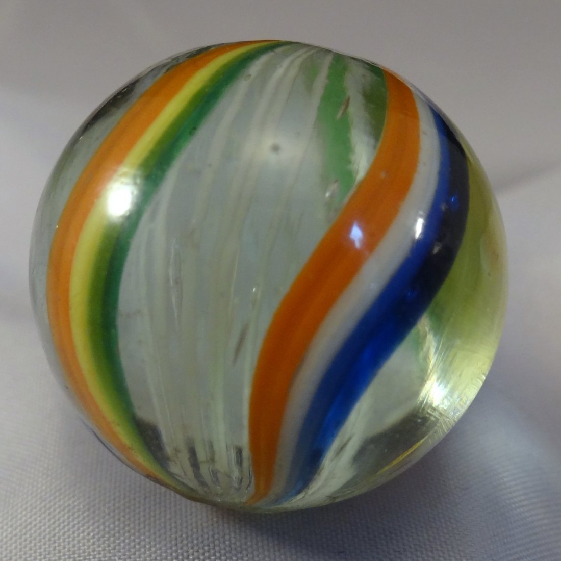 Marbles: Lot 73.  SWIRL, Latticinio Core. Mint (9.9). (1 of 4)