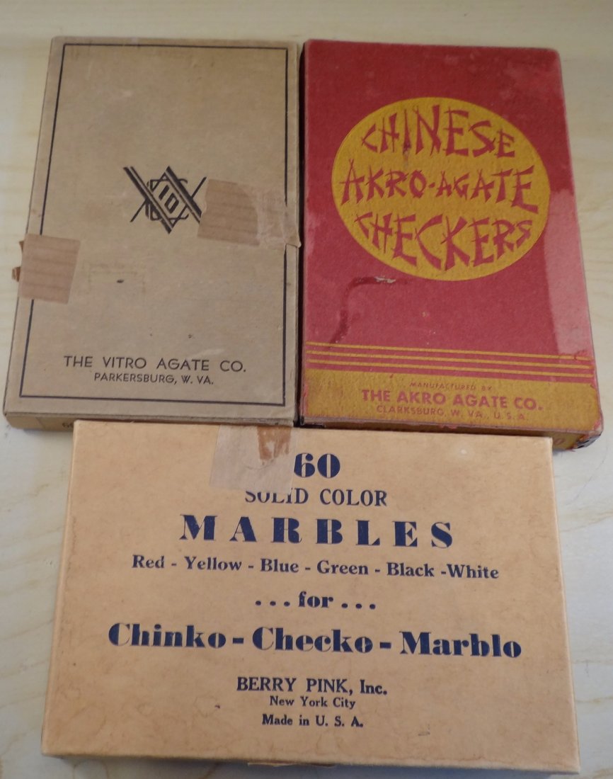 Marbles: Lot 127.  3 Boxes . (1 of 2)