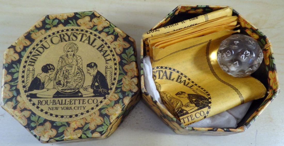 Marbles: Lot 136.  Fortune Telling Game. (1 of 7)