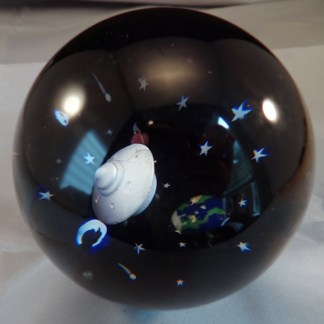 Marbles: Lot 142.  CONTEMP, Ro Purser. Mint (9.9). 3". (1 of 6)