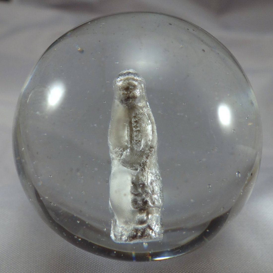 Marbles: Lot 161.  SULPHIDE. Polished . 1-13/16". (1 of 4)