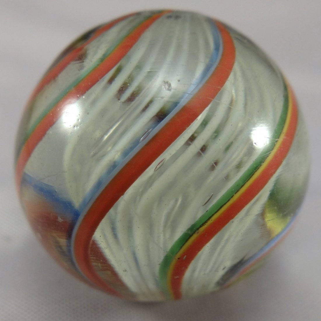 Marbles: Lot 164.  SWIRL, Latticinio Core. Mint (9.7). (1 of 4)
