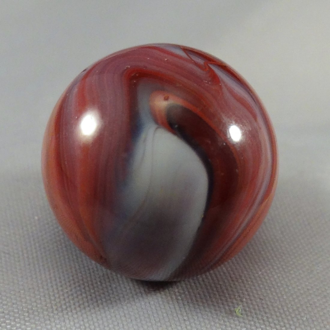 Marbles: Lot 229.  M.F. CHRISTENSEN, Brick. Mint (9.9). (1 of 6)