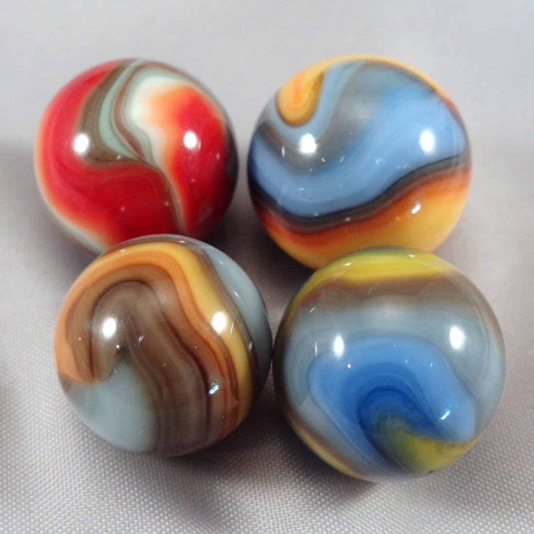 . Four Akro Agate Corkscrews (1 of 1)