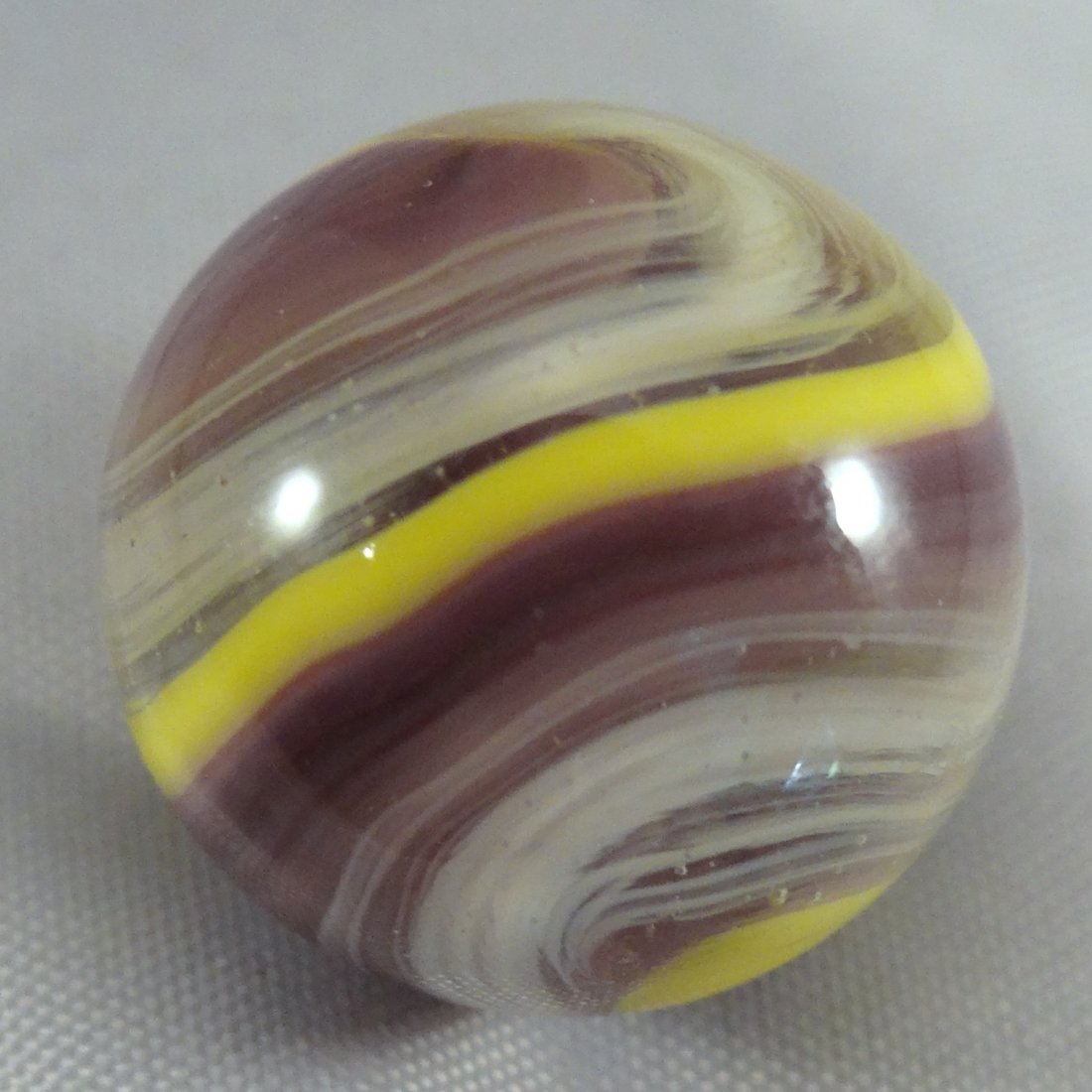 . Akro Agate Company. Popeye Corkscrew. Purple. (1 of 4)