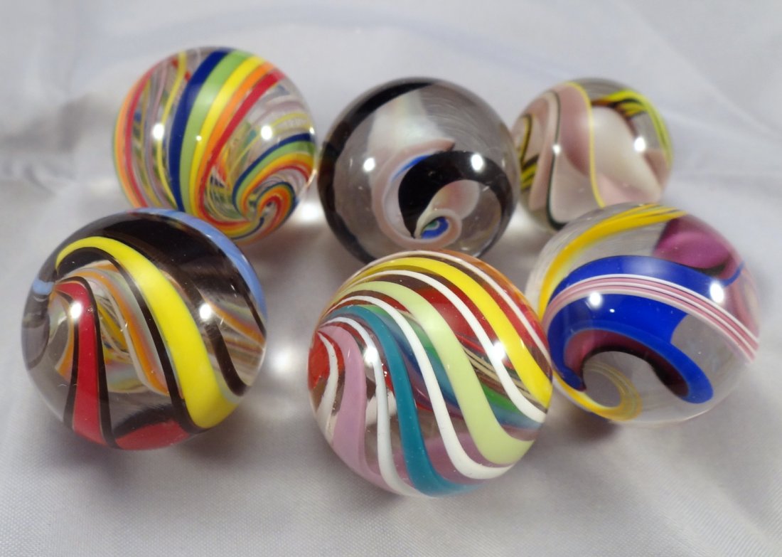 . Six Contemporary Marbles. Jody Fine, Steve (1 of 1)