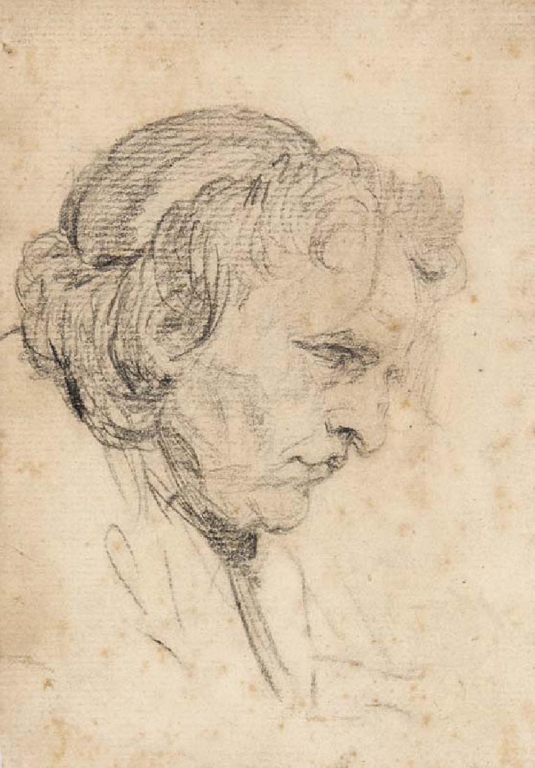 Greuze, Jean-Baptiste Studie eines Männerkopfes im (1 of 1)