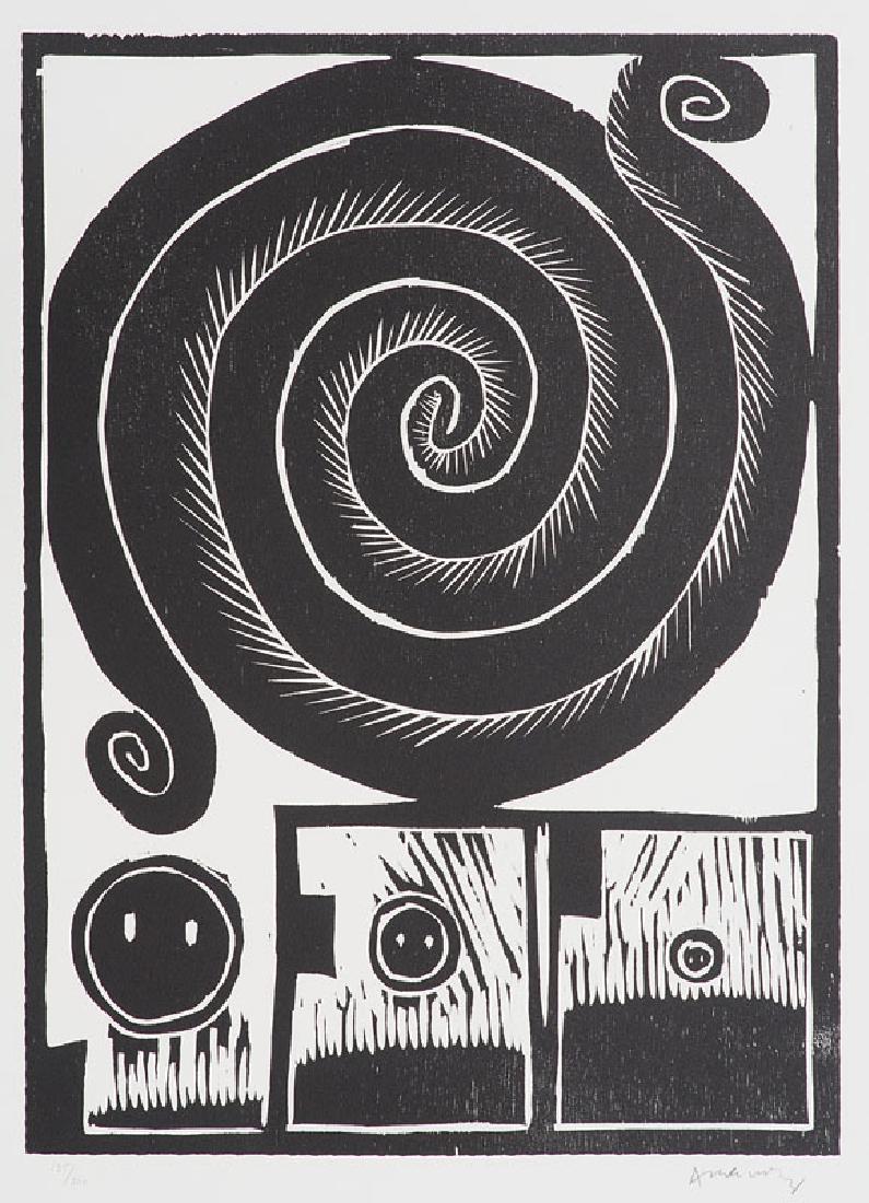 Alechinsky, Pierre Spiralen. (Wohl nach 1972). 2 (1 of 1)