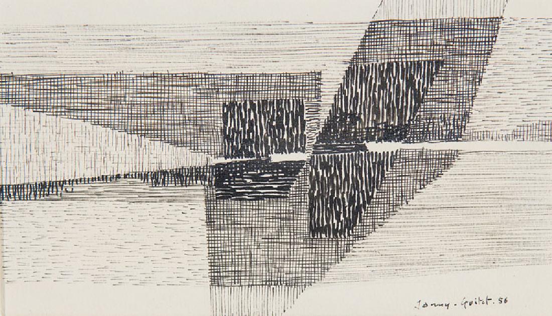 Guitet, James o.T. (lineare Kompositionen). 2 Werke. (1 of 1)