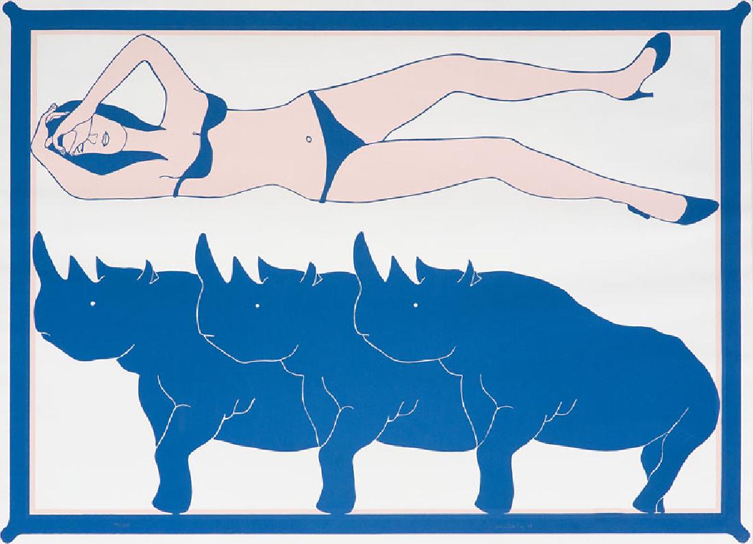 Wesley, John Dream of Unicorns. (19)65. Farbserigraphie (1 of 1)