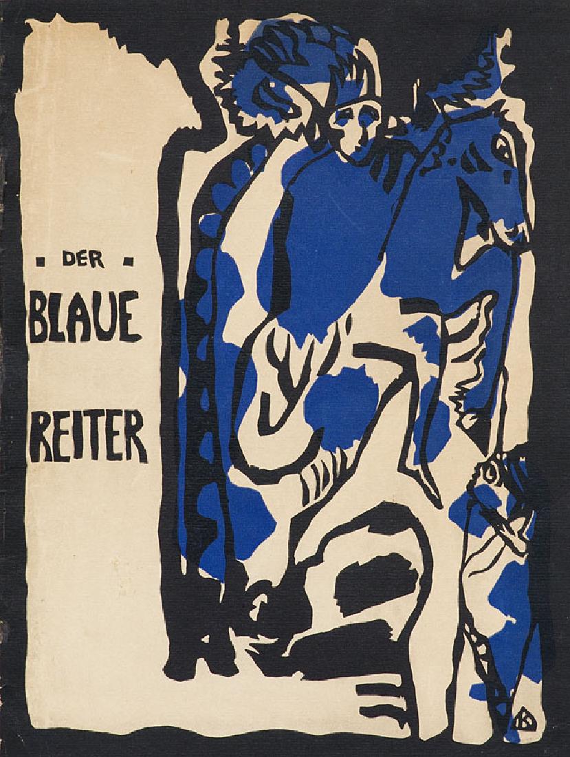Kandinsky, Wassily u. Franz Marc Der Blaue Reiter. 2.: Expressionismus Kandinsky, Wassily u. Franz Marc Der Blaue Reiter. 2. Aufl. Mit 141 Abb. u. Tafeln (davon 3 farb.), 8 Vignetten u. 3 Musikbeilagen. München, Piper, 1914. 5 Bll., 140 S. 4°. F