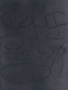 Anderson, Sascha Zachor. Wasserzeichen. Mit OPrä: Sammlung Künstlerbücher - Penck, A.R. Anderson, Sascha Zachor. Wasserzeichen. Mit OPrägedrucken von A.R. Penck. Berlin, 1990. 8 Bll. Gr.-Fol. Lose Doppelblatt in OPp.Kassette mit DTitel
