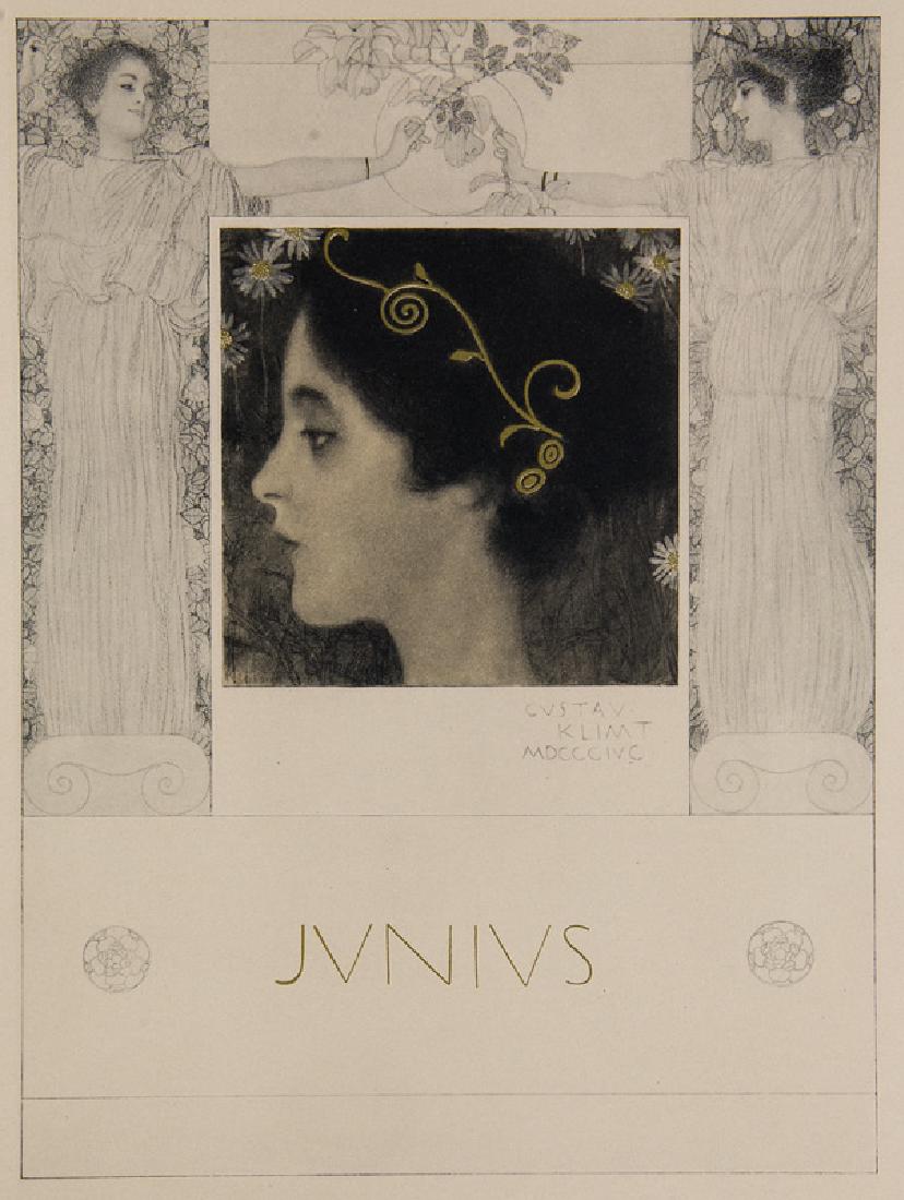 Klimt  Gustav Junius. 1894. Original Farblithographie (1 of 1)