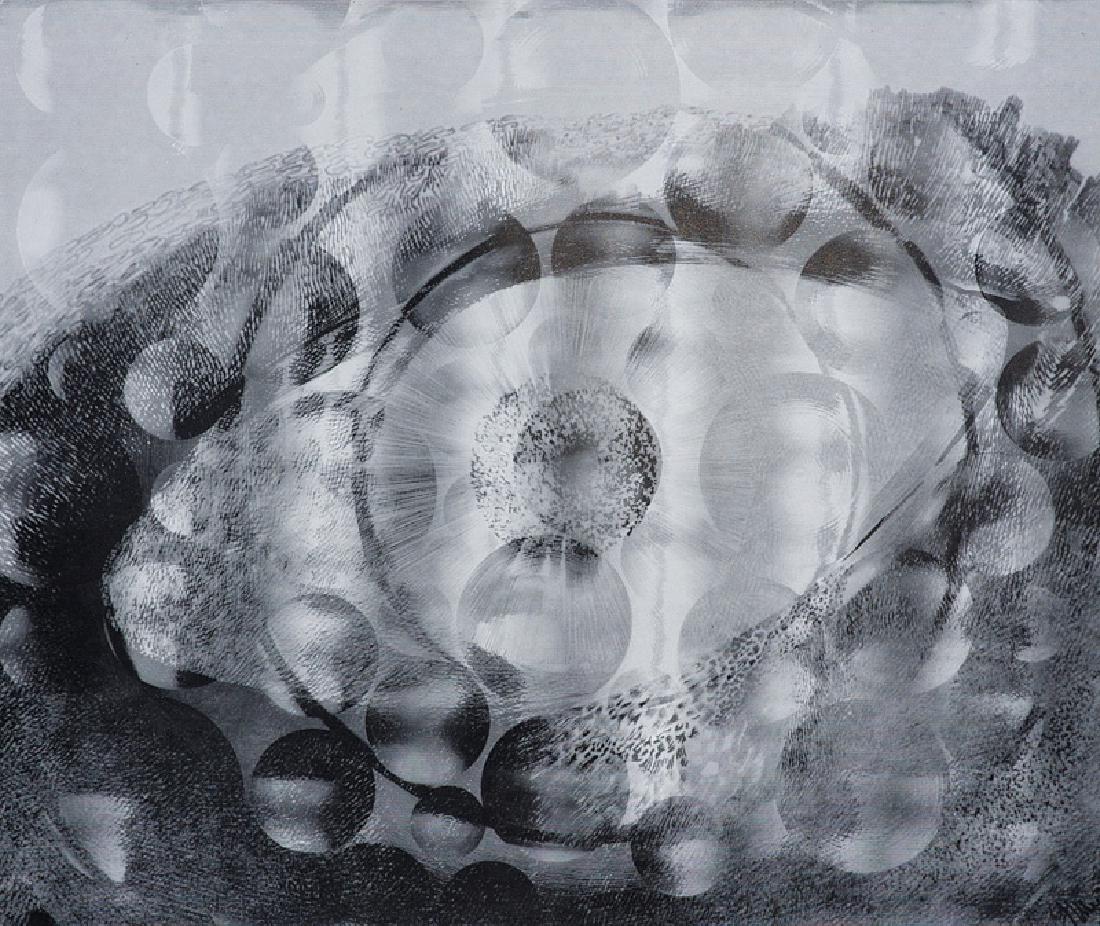 Muche Georg Nemisee. Auge der Diana. Variographien.: Muche Georg Nemisee. Auge der Diana. Variographien. Mit 28 (16 signierten und nummerierten unter Passepartout) Original-Graphiken (Variographien und Offset). Kassel, Staatliche Werkkunstschule, (1965)