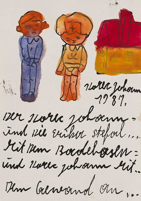 Korec, Johann  o.T. 1981. Tinte und Aquarell auf (1 of 1)