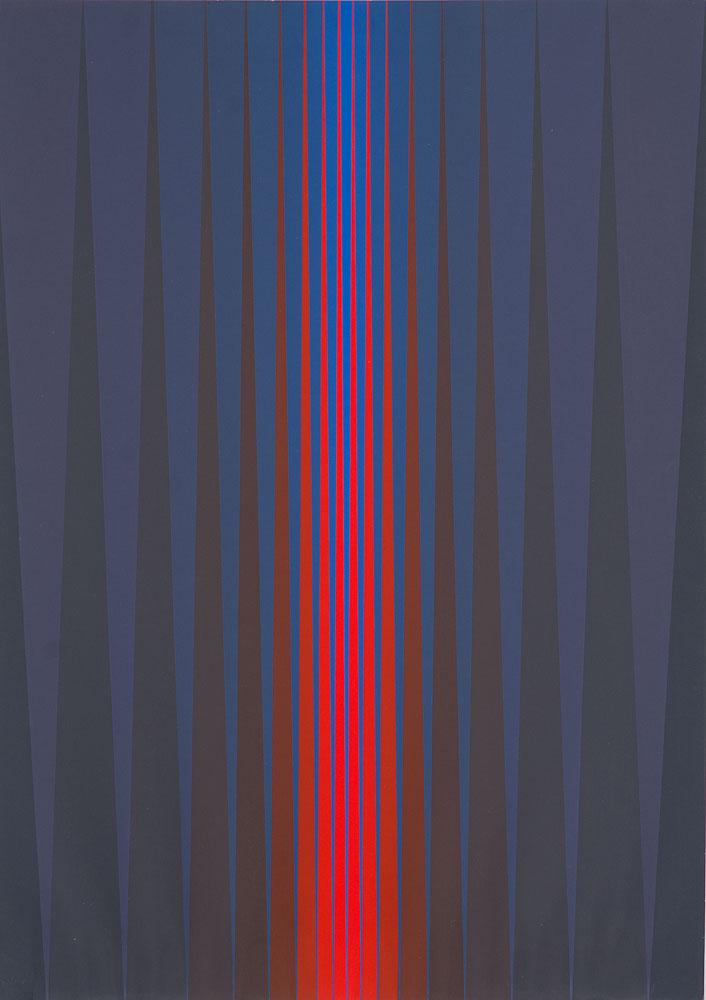 Quinte, Lothar o.T. (Komposition in Blau und Rot). (1 of 1)