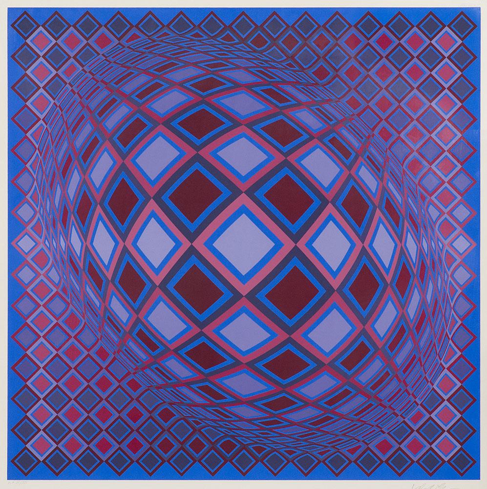 Vasarely, Victor Nobel - H. Farbserigraphie auf (1 of 1)
