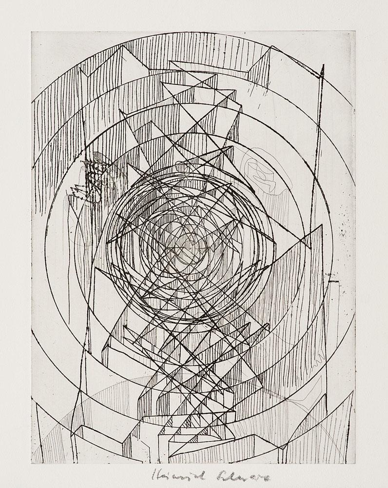 Roth, Dieter Komposition I-V. 1977. Set aus 5: Roth, Dieter Komposition I-V. 1977. Set aus 5 Kaltnadelradierungen auf Bütten. Ca. 29,8 x 22 cm (ca. 39 x 28 cm). Signiert "Heinrich Schwarz". Verso von fremder Hand in Graphit nummeriert. Ein Bl