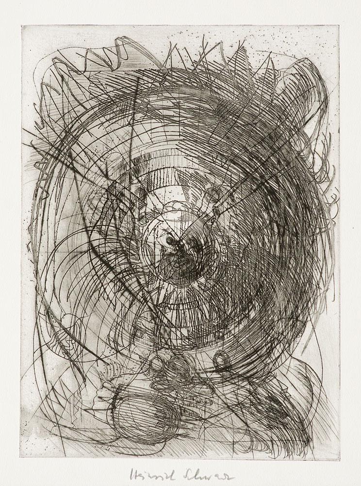 Roth, Dieter Komposition I - V. 1979. Set aus 5: Roth, Dieter Komposition I - V. 1979. Set aus 5 Kaltnadelradierungen auf Bütten. Ca. 29,6 x 22 cm (ca. 39,3 x 28,2 cm). Signiert mit "Heinrich Schwarz". Verso von fremder Hand in Graphit nummerie