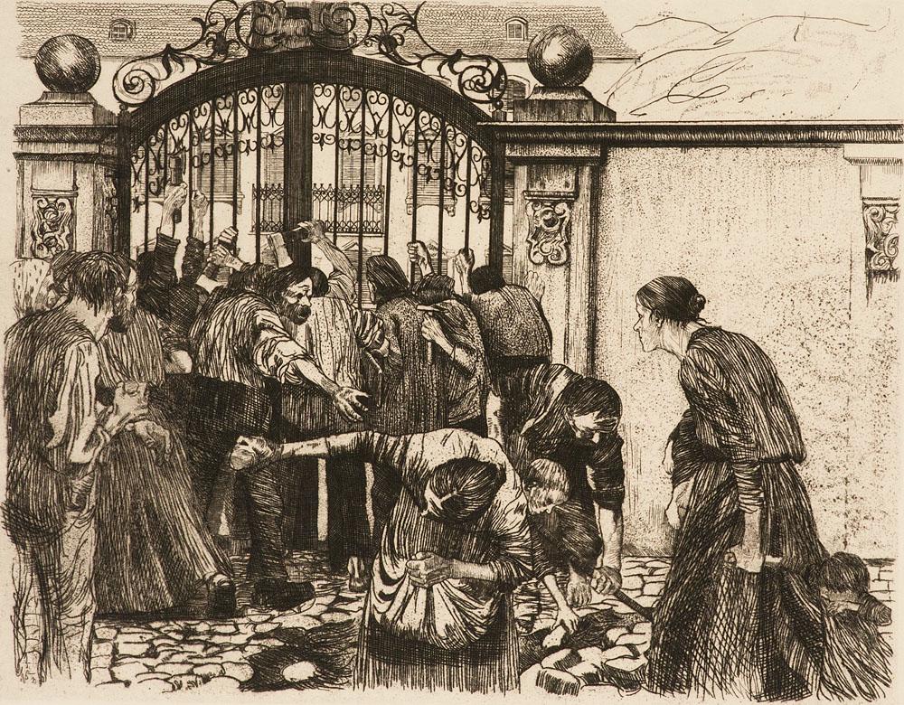 Kollwitz, Käthe u. A. Sammlung von 4 Graphiken. (1 of 2)