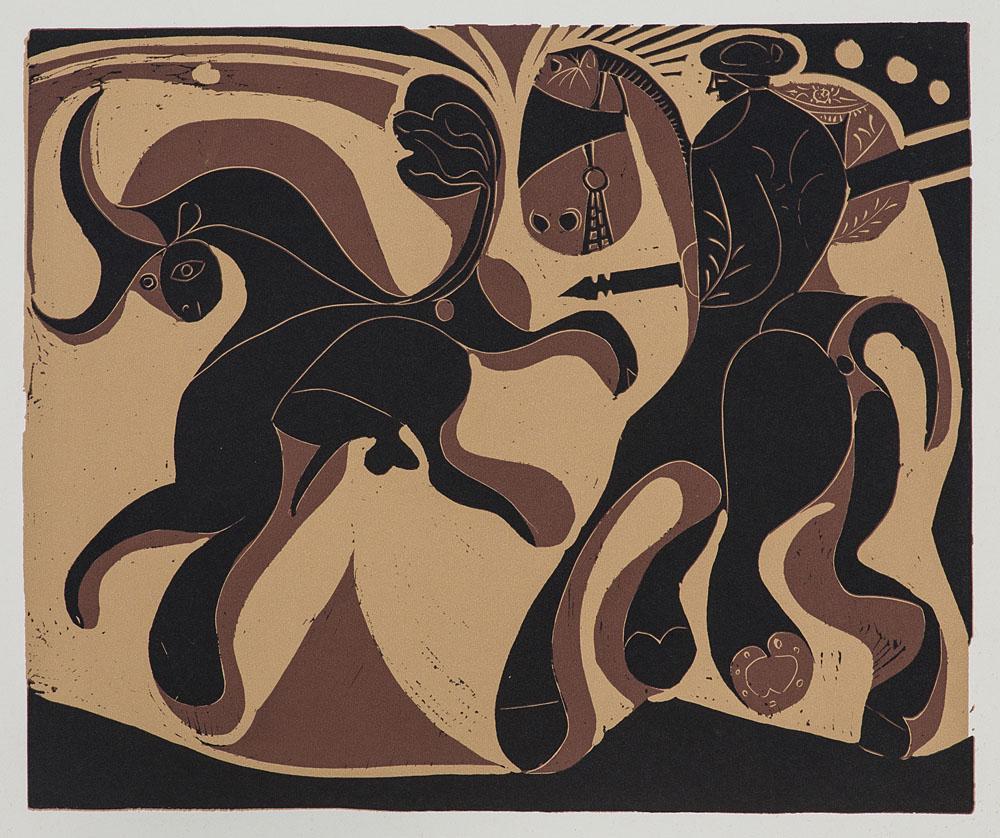 Picasso, Pablo - nach Pique (Noir et Beige)/Après (1 of 1)