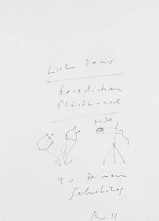 Julius, Rolf Julius. Zeichnungen 1938-85. Neuer: Julius, RolfJulius. Zeichnungen 1938-85. Neuer Berliner Künstlerverein e.V. Berliner Künstler der Gegenwart, Heft 68. Mit zahlreichen ganzs. farbigen Abb. und eingelegter Widmung anlässlich eines G