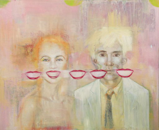 Dehne Pia Self With Andy Warhol Acryl Auf Leinwand Nov 06 Jeschke Van Vliet Auctions Berlin Gmbh In Germany